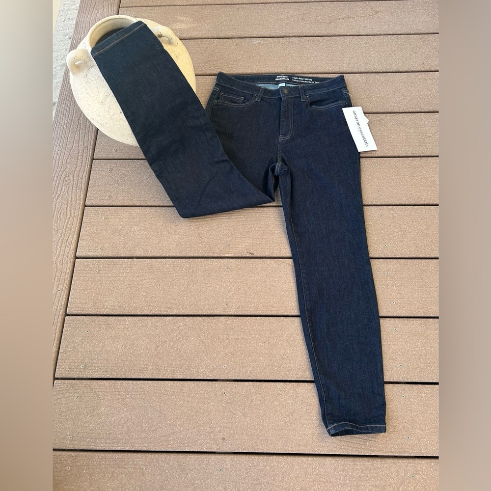 96. Amazon Essentials Skinny Jeans for Women, High Waist, Stretchy Denim